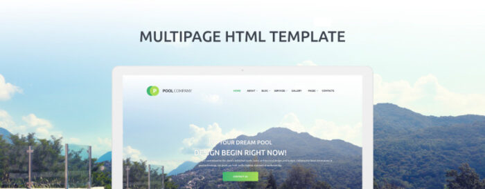 Pool Company Bootstrap Theme Website Template - Features Image 1