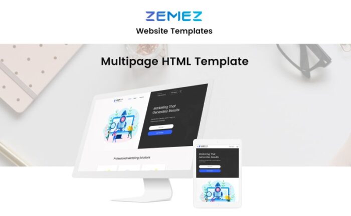 LeadGen - Marketing Agency Multipage HTML5 Website Template - Features Image 1