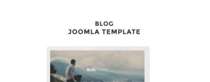 Blog Theme Joomla Template - Features Image 1