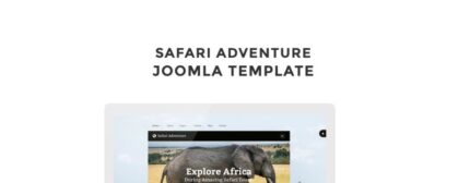 Safari Adventure Joomla Template - Features Image 1