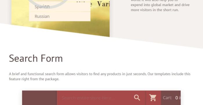 Wine Store Magento Theme - Features Image 5