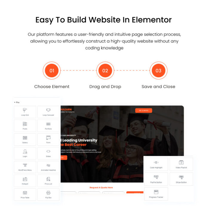 EduLearn - School and University Education Ready to Use Elementor Template - Features Image 2