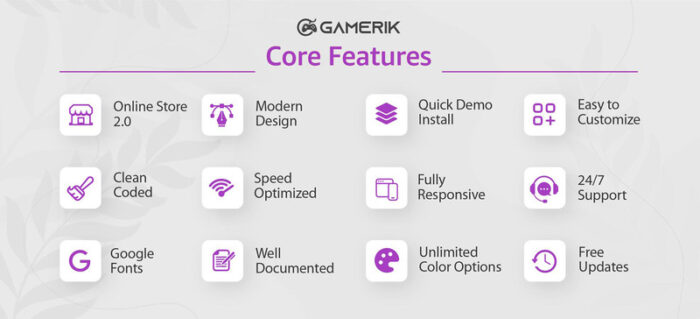 Gamerik - Gaming Equipment Shopify Theme - Features Image 2