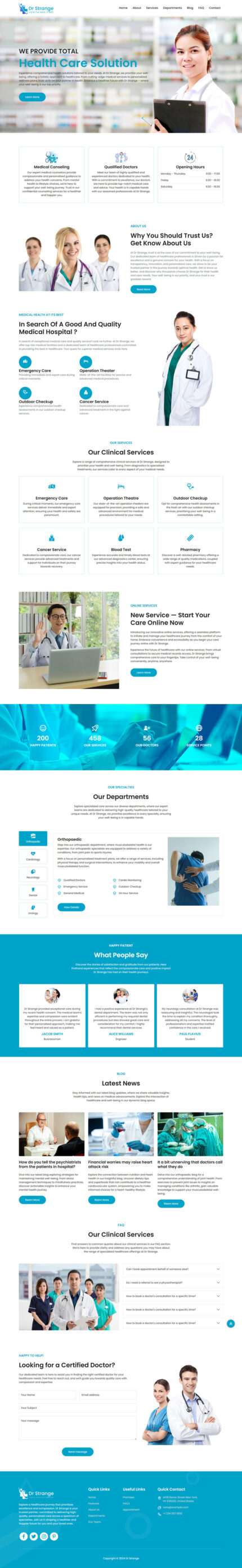 Dr Strange - Health and Care HTML Landing Page Template - Features Image 1