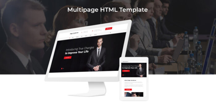 Roger Henderson - Political Candidate Classic Multipage HTML Website Template - Features Image 2