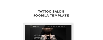 Tattoo Salon Joomla Template - Features Image 1