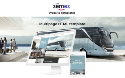 Bus and Coach Hire Website Template - Features Image 1