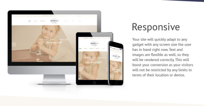 Children's Jewelry Store OpenCart Template - Features Image 2