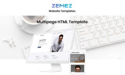 Consulter - Stylish Consulting Company Multipage HTML Website Template - Features Image 1