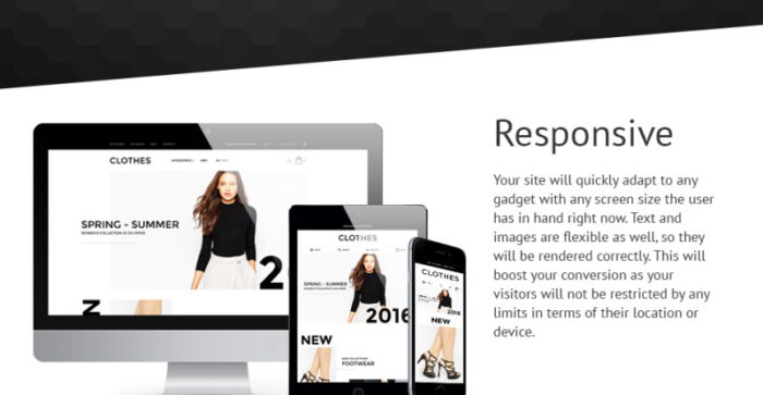 Clothes Store Magento Theme - Features Image 2