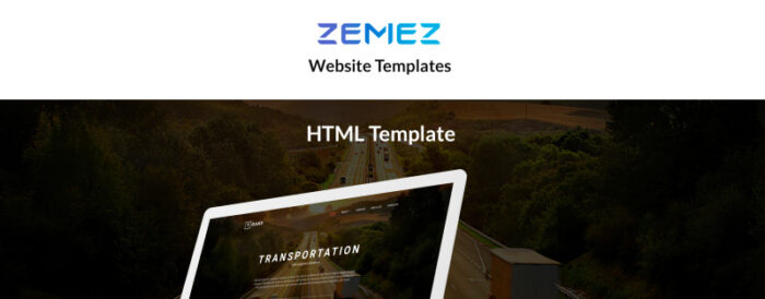 Transportation Responsive Website Template - Features Image 1