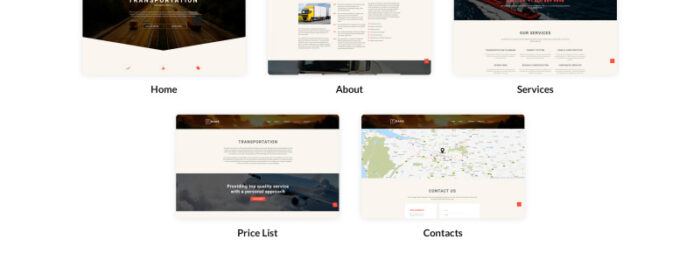 Transportation Responsive Website Template - Features Image 3