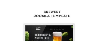 Brewery Responsive Joomla Template - Features Image 1