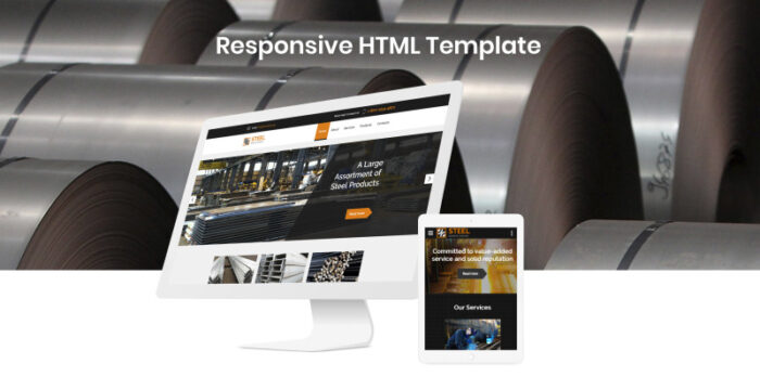 STEEL - Service Center Responsive Modern HTML Website Template - Features Image 2