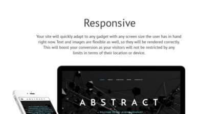 Abstract - Business Responsive Website Template - Features Image 1