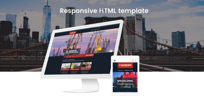 Mariner - Construction Company Clean Responsive HTML Website Template - Features Image 2