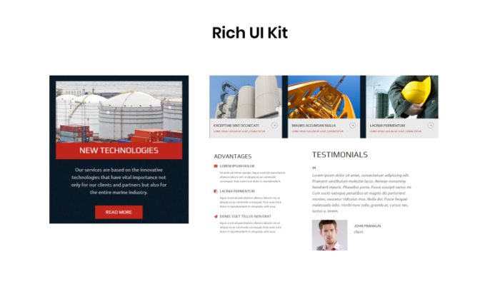 Mariner - Construction Company Clean Responsive HTML Website Template - Features Image 3