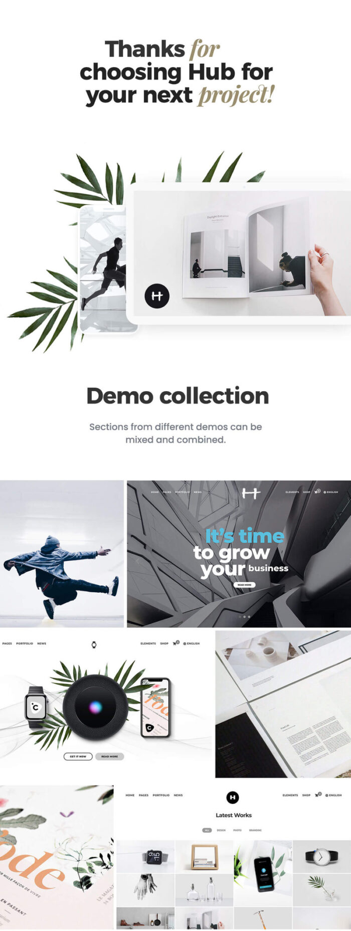 Hub - Creative and Business Multipurpose Elementor WordPress Theme - Features Image 1