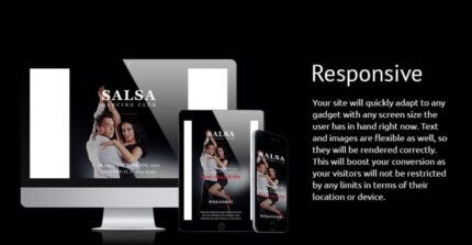 Dance Studio Responsive Newsletter Template - Features Image 1