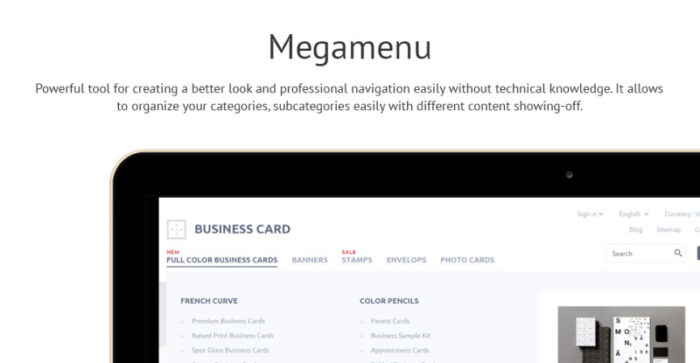 Business Card PrestaShop Theme - Features Image 7