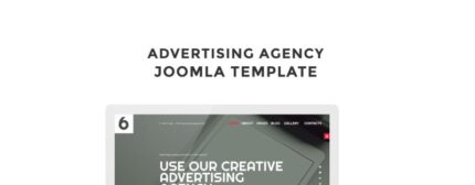 Advertising Agency Joomla Template - Features Image 1