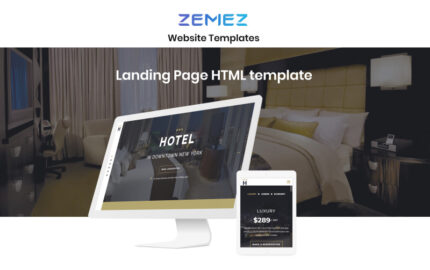 HOTEL - Travel Stylish HTML Landing Page Template - Features Image 1