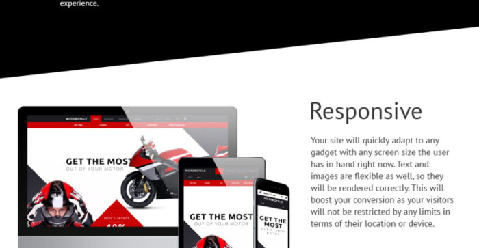 Motorcycle OpenCart Template - Features Image 2