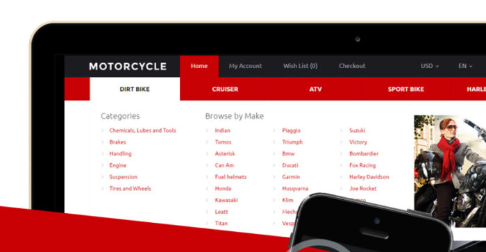 Motorcycle OpenCart Template - Features Image 5
