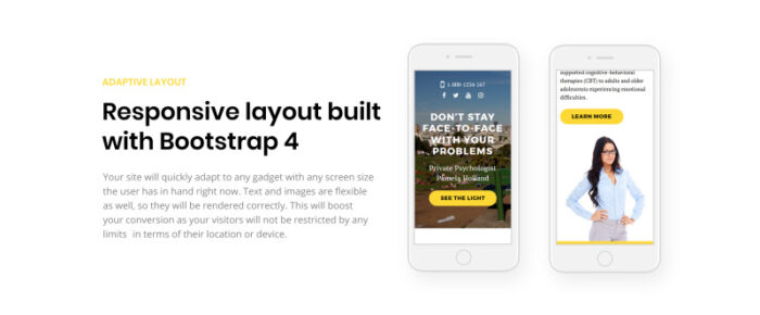 Pamela Holland - Psychologist Clean Bootstrap HTML Landing Page Template - Features Image 6