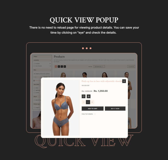 Bebrief - Lingerie & Bikini, Inner Wear Fashion Store Multipurpose Shopify 2.0 Responsive Theme - Features Image 16