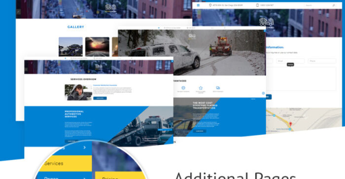 Auto Towing Responsive Joomla Template - Features Image 9