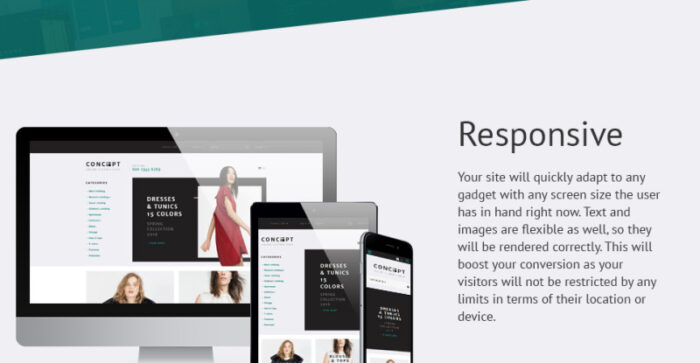 Concept PrestaShop Theme - Features Image 3