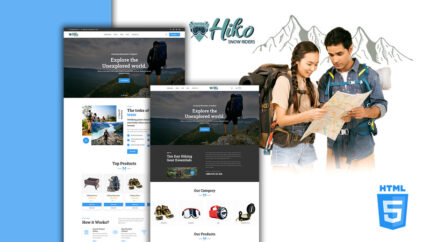 Hiko Trekking and Hiking HTML5 Website Template - Features Image 1