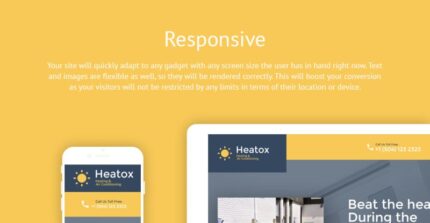 Air Conditioning Responsive Landing Page Template - Features Image 1