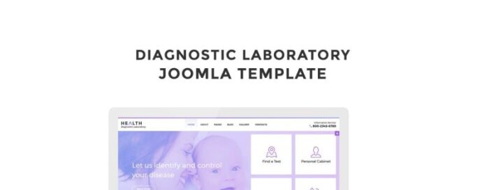 Health Diagnostic Laboratory Joomla Template - Features Image 1