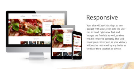 Cafe and Restaurant Responsive Website Template - Features Image 1