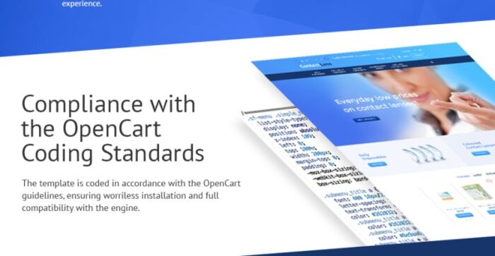 Contact Lens OpenCart Template - Features Image 2