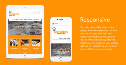 Catering Services Joomla Template - Features Image 1