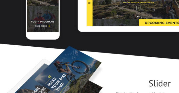 Rock - Mountain Cycling Club Responsive Website Template - Features Image 2