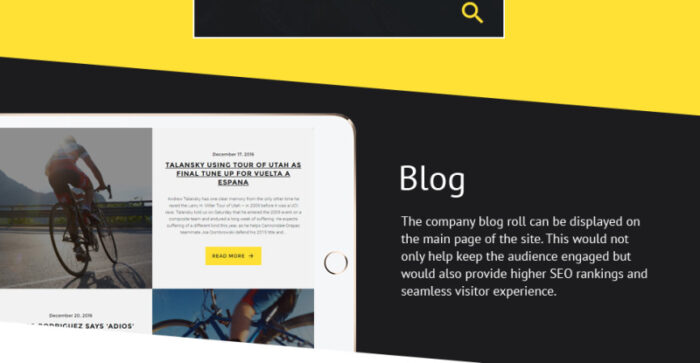 Rock - Mountain Cycling Club Responsive Website Template - Features Image 4