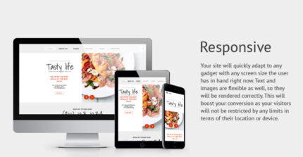 Cafe and Restaurant Responsive Joomla Template - Features Image 1