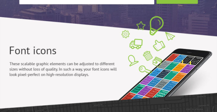 Business & Services Responsive Landing Page Template - Features Image 5