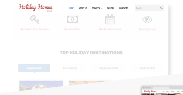 Holiday Homes for Rent Website Template - Features Image 4