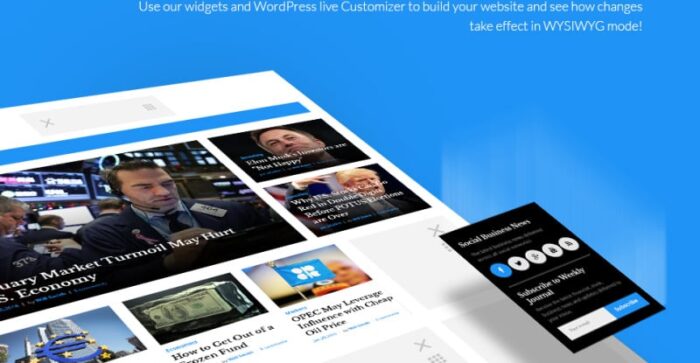 Financial News & Magazine WordPress Theme - Features Image 2