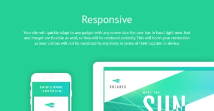 Solar Energy Responsive Landing Page Template - Features Image 1