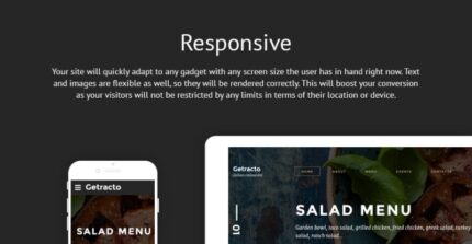 Italian Restaurant Responsive Website Template - Features Image 1