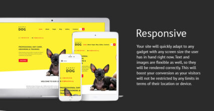 Happy Dog Joomla Template - Features Image 1