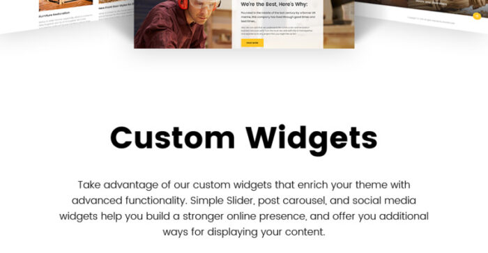 Woodsmaster - Carpenter & Handyman WordPress Theme - Features Image 12