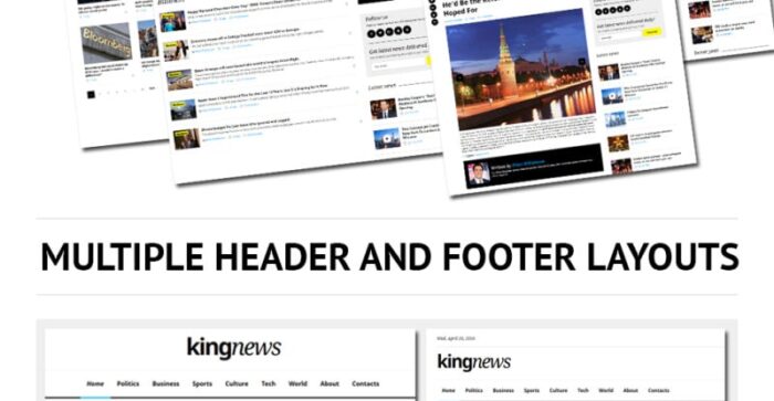 KingNews - News Portal Responsive Website Template - Features Image 4