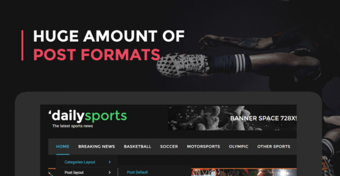 DailySports Website Template - Features Image 8